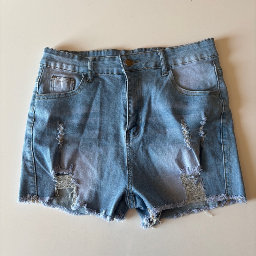 NWOT Unbranded Women’s Denim Shorts, L